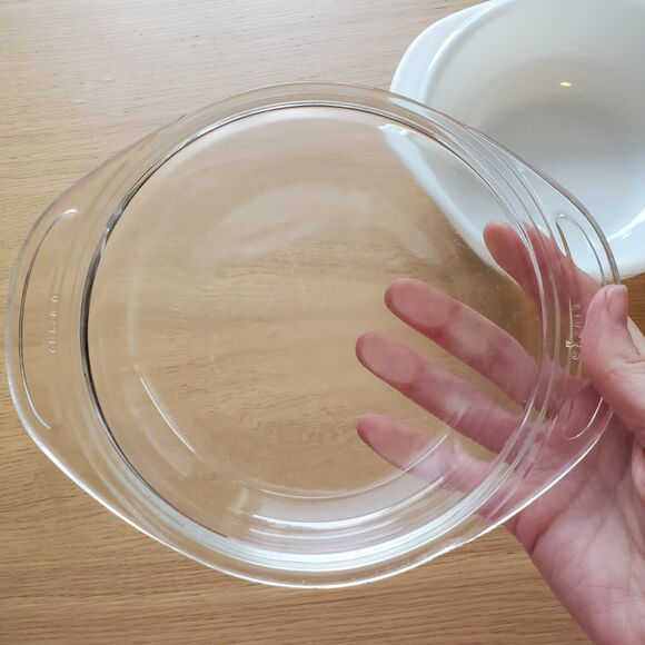 Vintage Pyrex 022 White Opal Casserole Dish With Lid - Picture 11 of 15